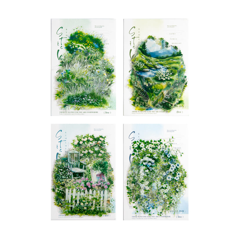 Lush Greenery Series Stickers