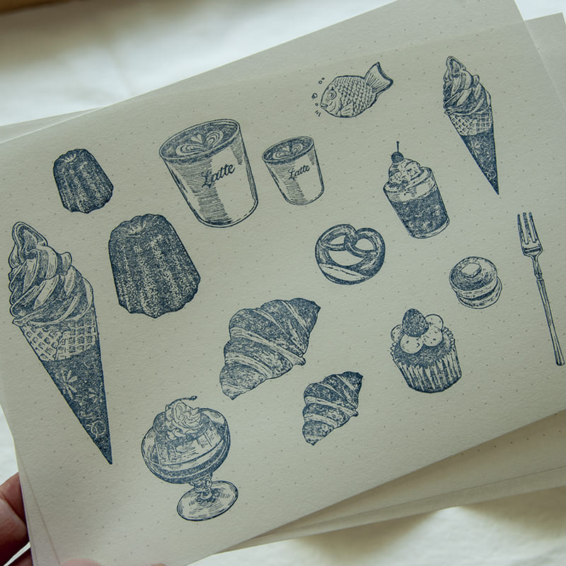 Dessert Series Wooden Stamps