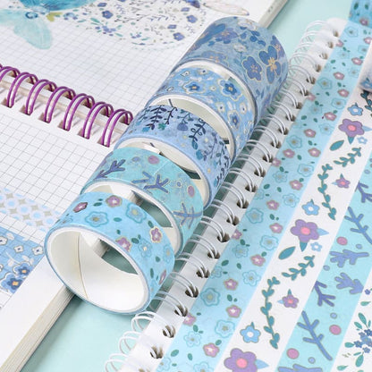 10PCS Small Floral Series Washi Tape Set