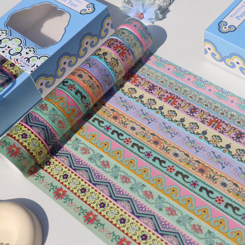 12PCS Dream of the Red Chamber  Series Washi Tape Set