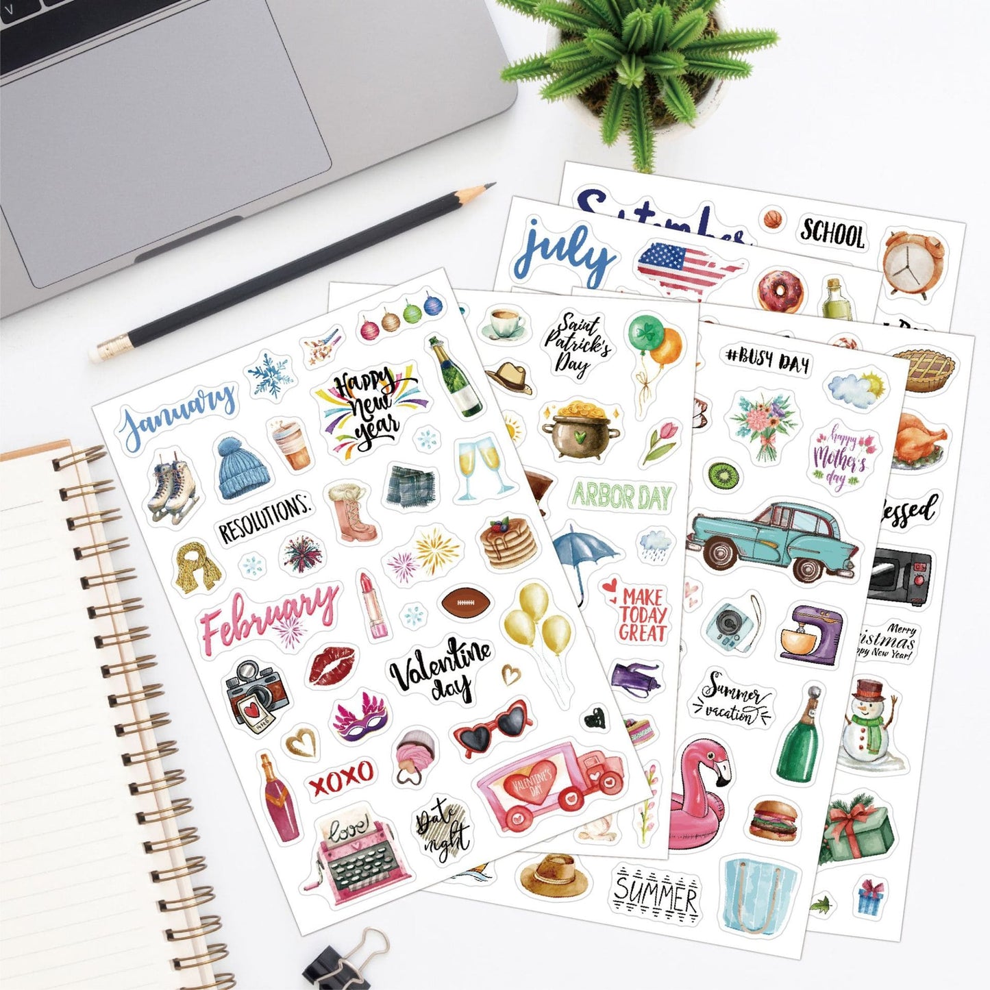 Seasonal Planner Stickers