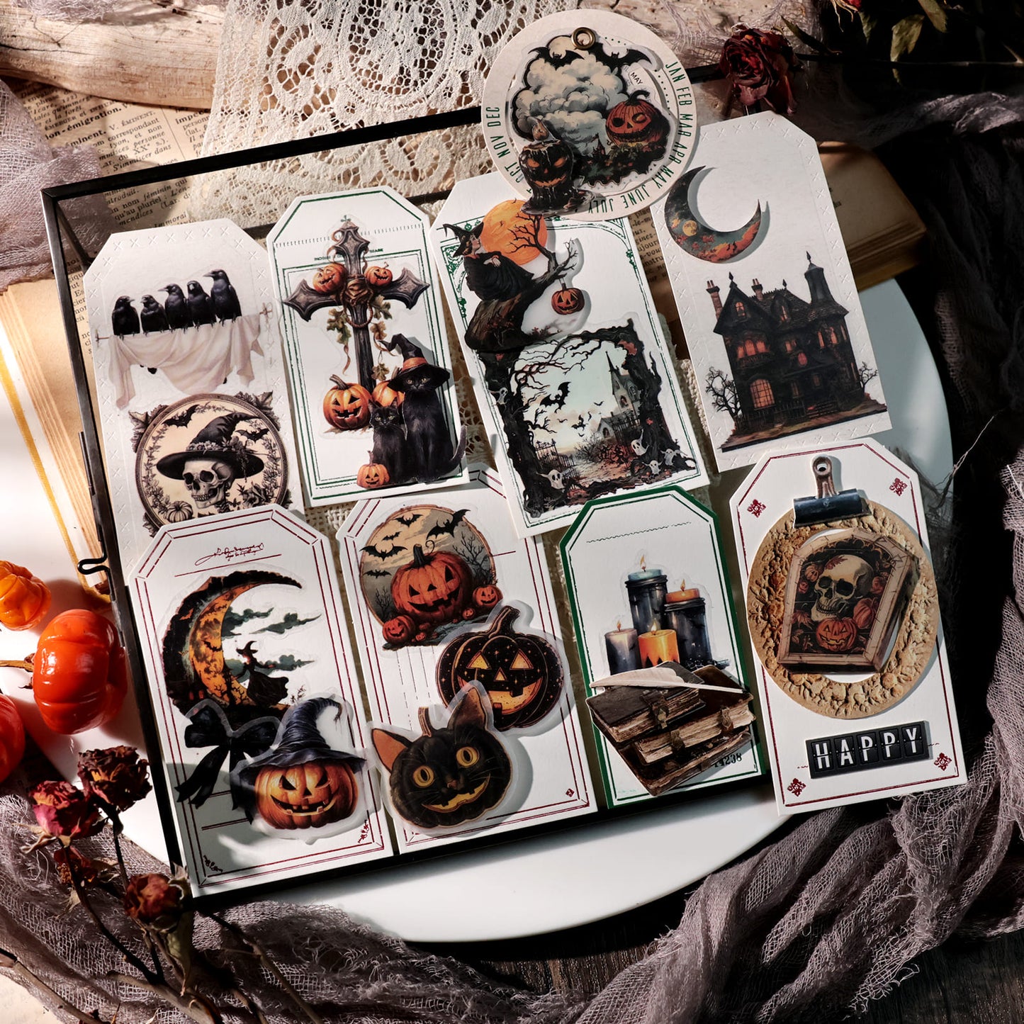 65PCS Halloween Stickers