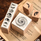 7PCS Romantic  Series Wooden Stamp