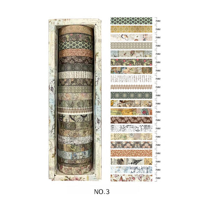 20PCS Retro Collection Washi Tape