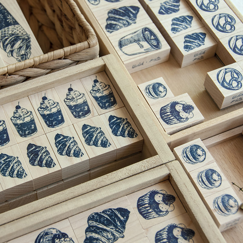 Dessert Series Wooden Stamps