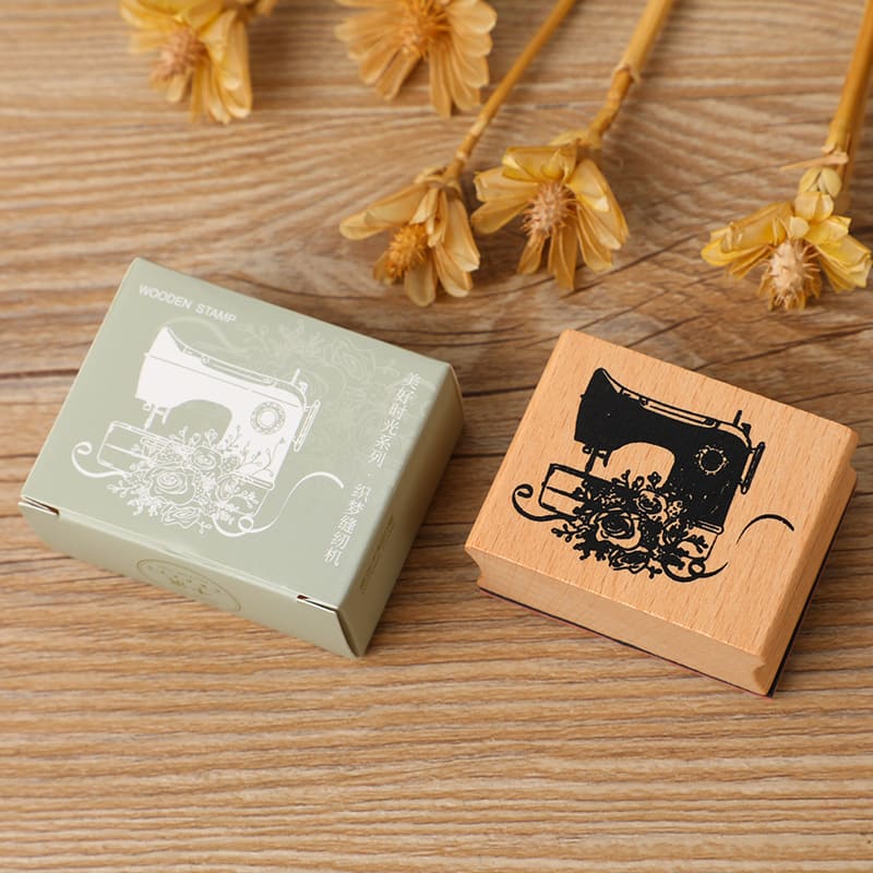 Spring Wooden Stamp