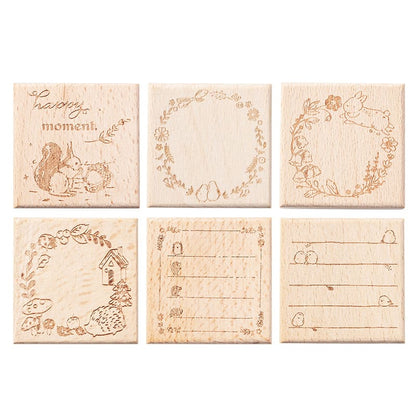 Message Box Series Wooden Stamp