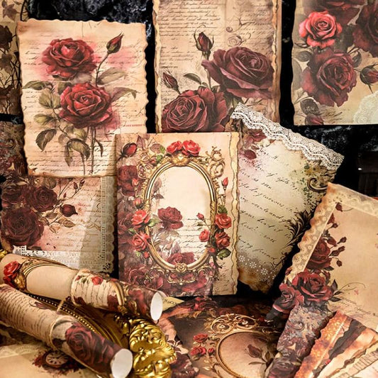 Secret Garden Vintage Scrapbook-Papier