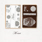 4PCS Beautiful Moments Wooden Stamp