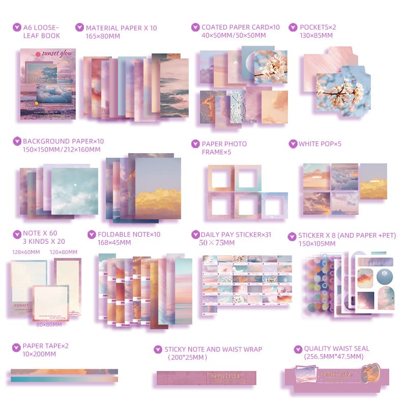 Scenery Series Scrapbooking Material Kit