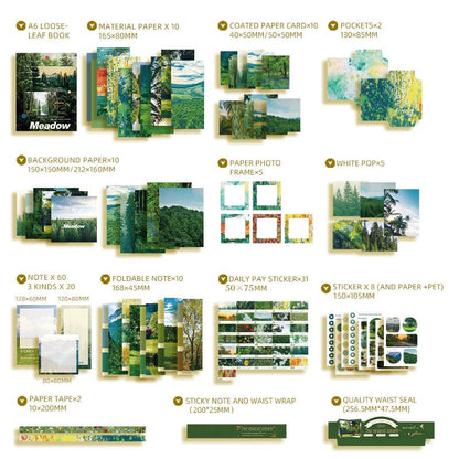 Scenery Series Scrapbooking Material Kit