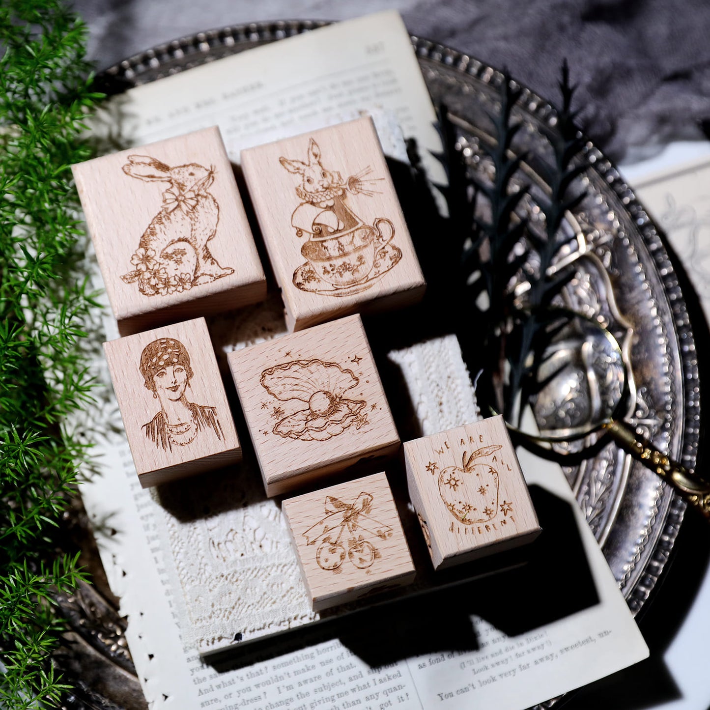 Magic Fantasy Series Wooden Stamps