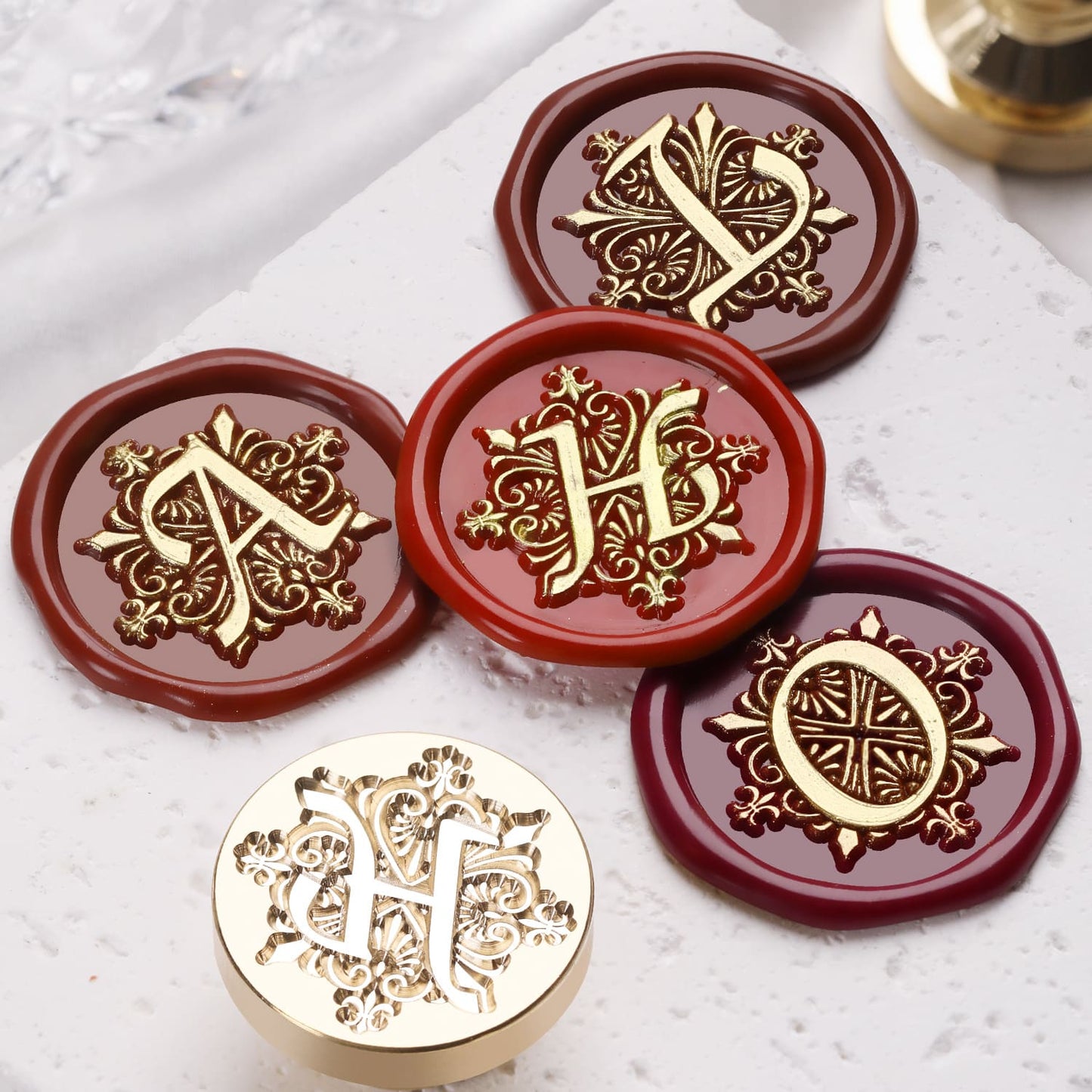 Iris Letter Series  Wax Seal Head