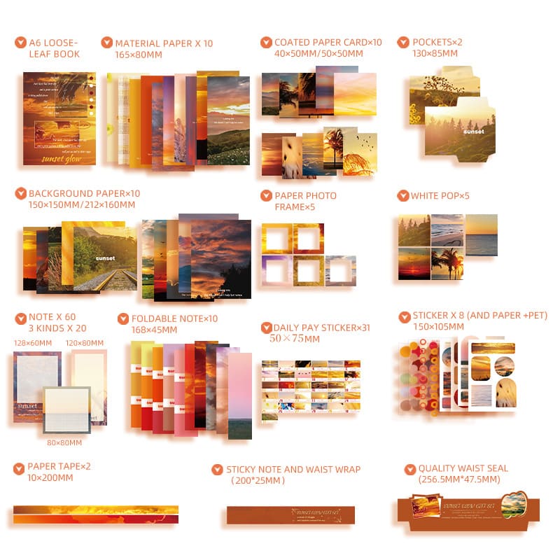 Scenery Series Scrapbooking Material Kit