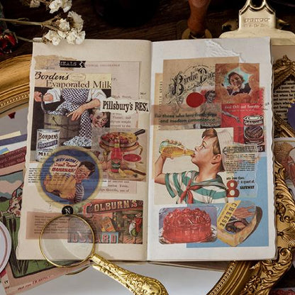 Ensemble de matériel de scrapbooking pour salle de mémoire vintage