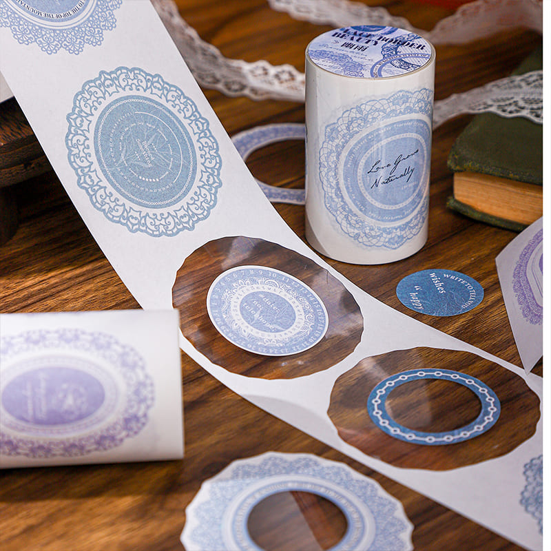 Lace Border Kraft Paper Tape