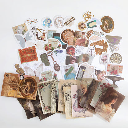 Vintage Memory Room Scrapbooking Material Set