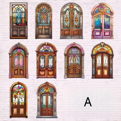 Vintage Doorway Stickers