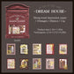 Gold-embossed postage stamp Scrapbook Paper