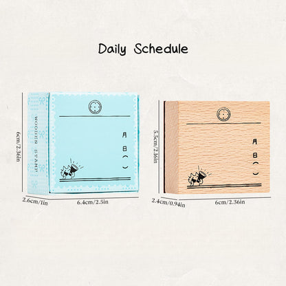 Schedule Planner Stamp