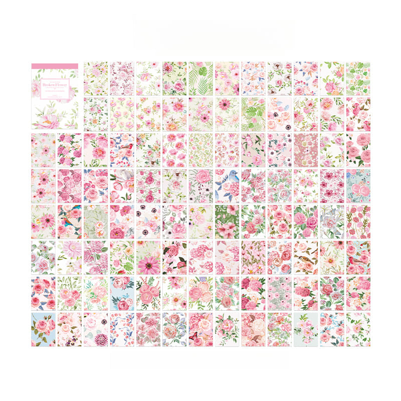 Flower World Scrapbook Paper