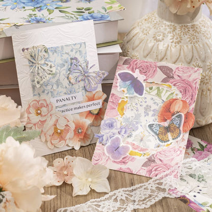 Papier de scrapbooking Monde des fleurs