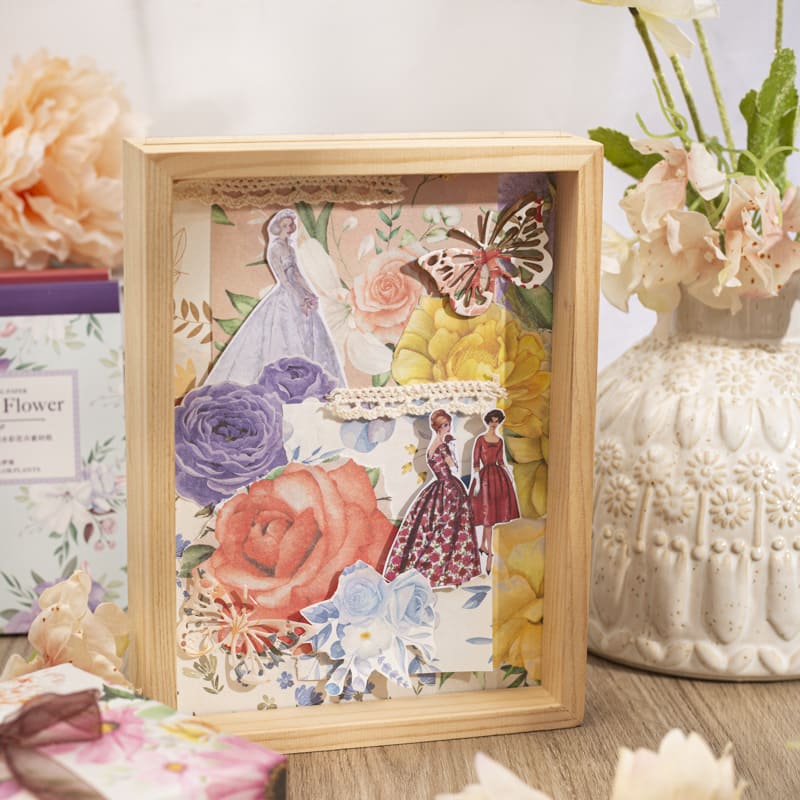 Papier de scrapbooking Monde des fleurs