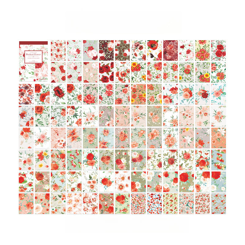 Flower World Scrapbook Paper