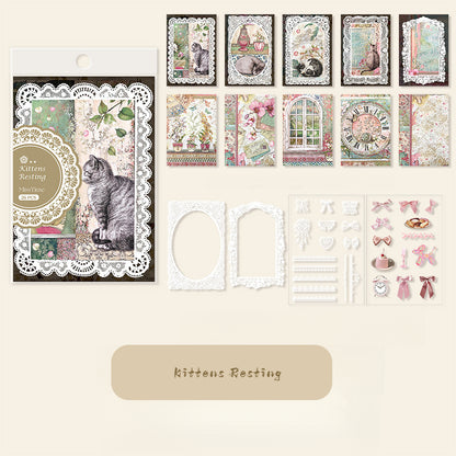 Lace Fairy Tale Scrapbooking Paper