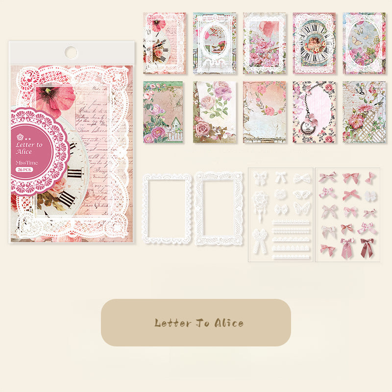 Lace Fairy Tale Scrapbooking Paper