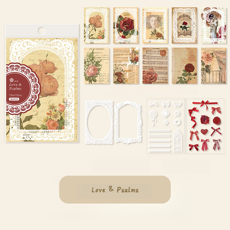 Lace Fairy Tale Scrapbooking Paper