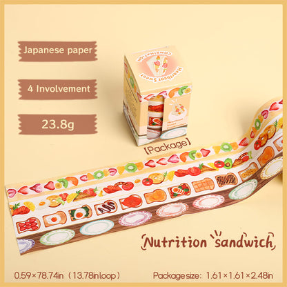 4PCS Sweet Series Washi Tape