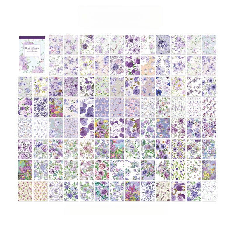 Flower World Scrapbook Paper