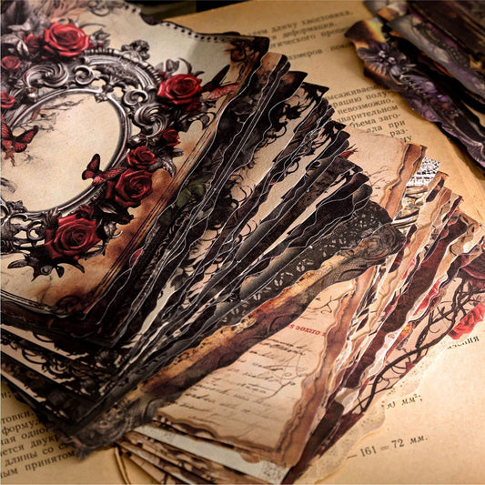 Papier de scrapbooking vintage Secret Garden