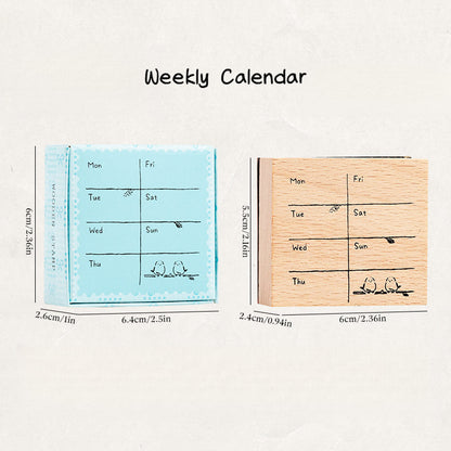 Schedule Planner Stamp