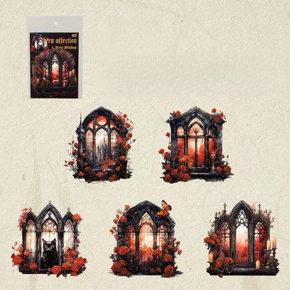 Rose Window Series Stickers