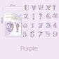 20PCS Number and Letter Stickers